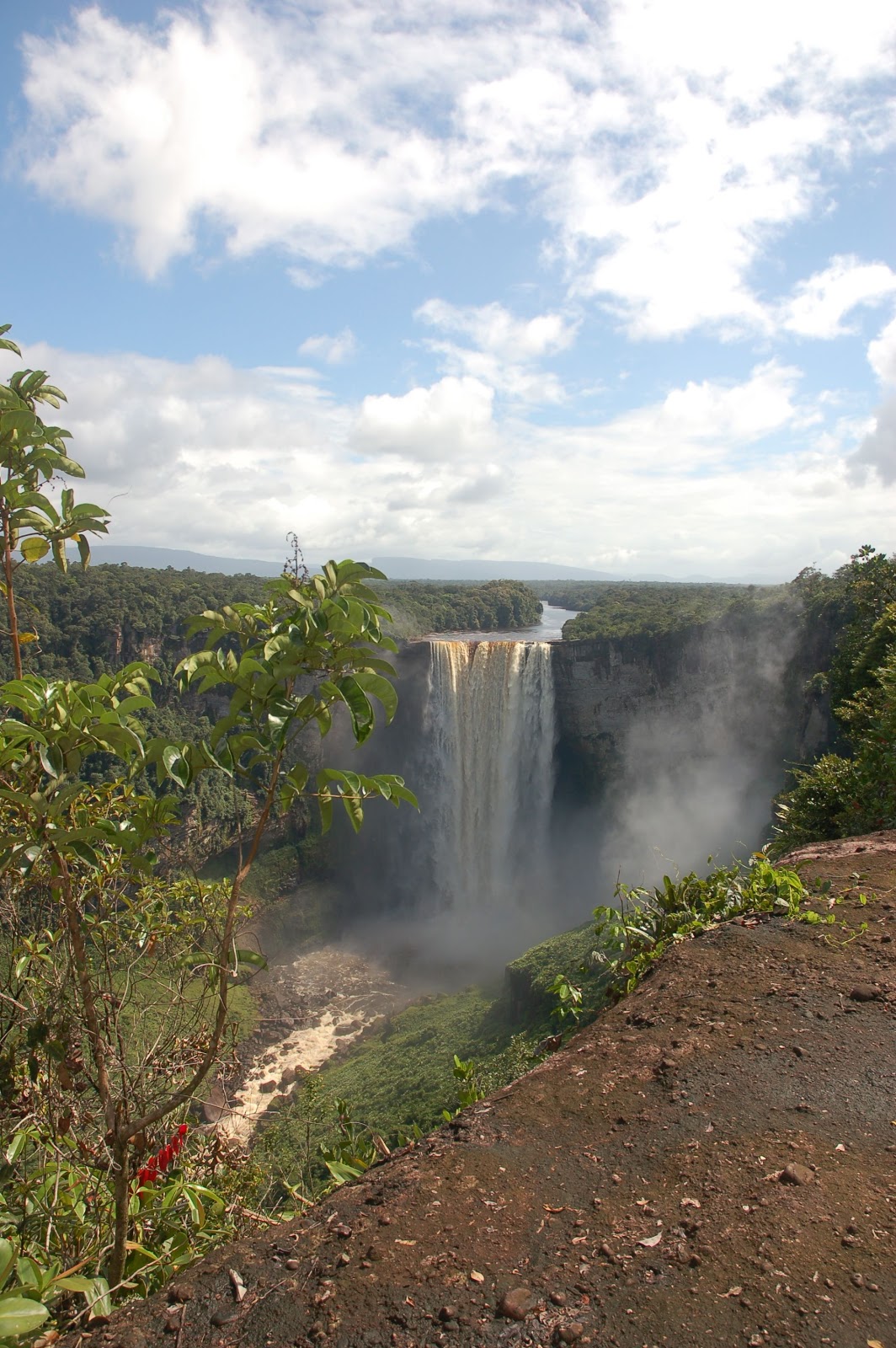Patricia and JeanClaude in Guyana Overland to Kaieteur Falls Les