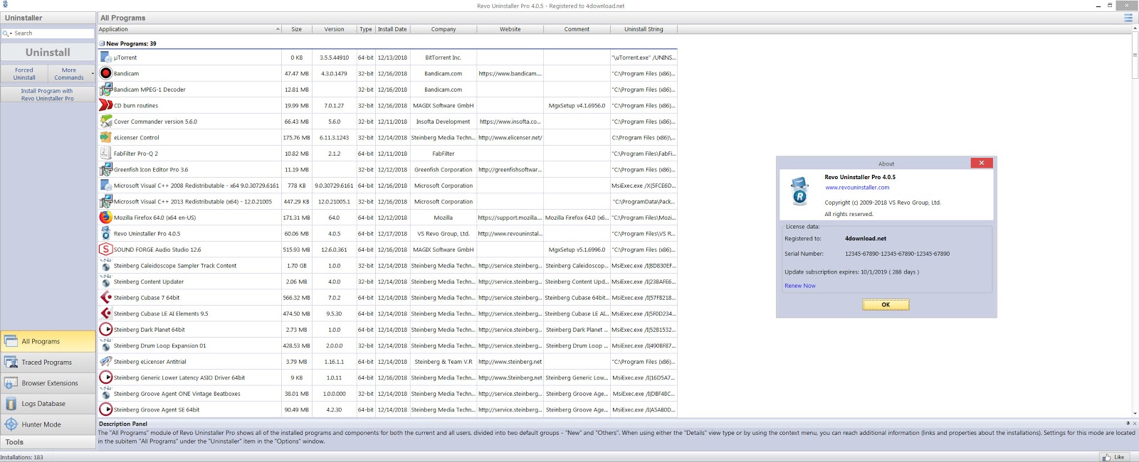 Revo Uninstaller Pro v4.1.0