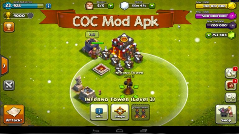 Скачать взломанный Clash of Clans (Читы на бесконечные кристаллы и деньги)