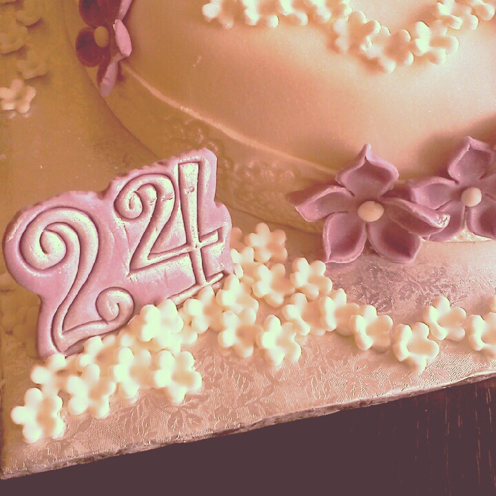 Dreams in Sugar 24th Birthday Cake