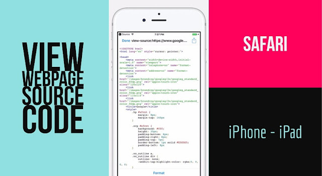 show source code safari iphone