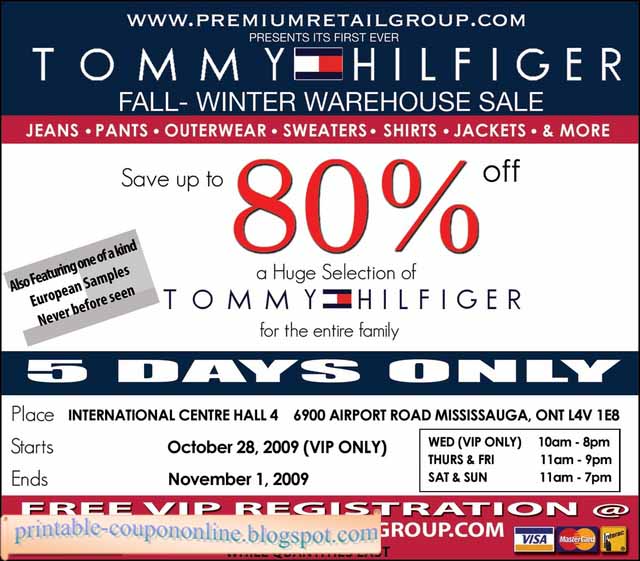 Printable Coupons Tommy Hilfiger Coupons