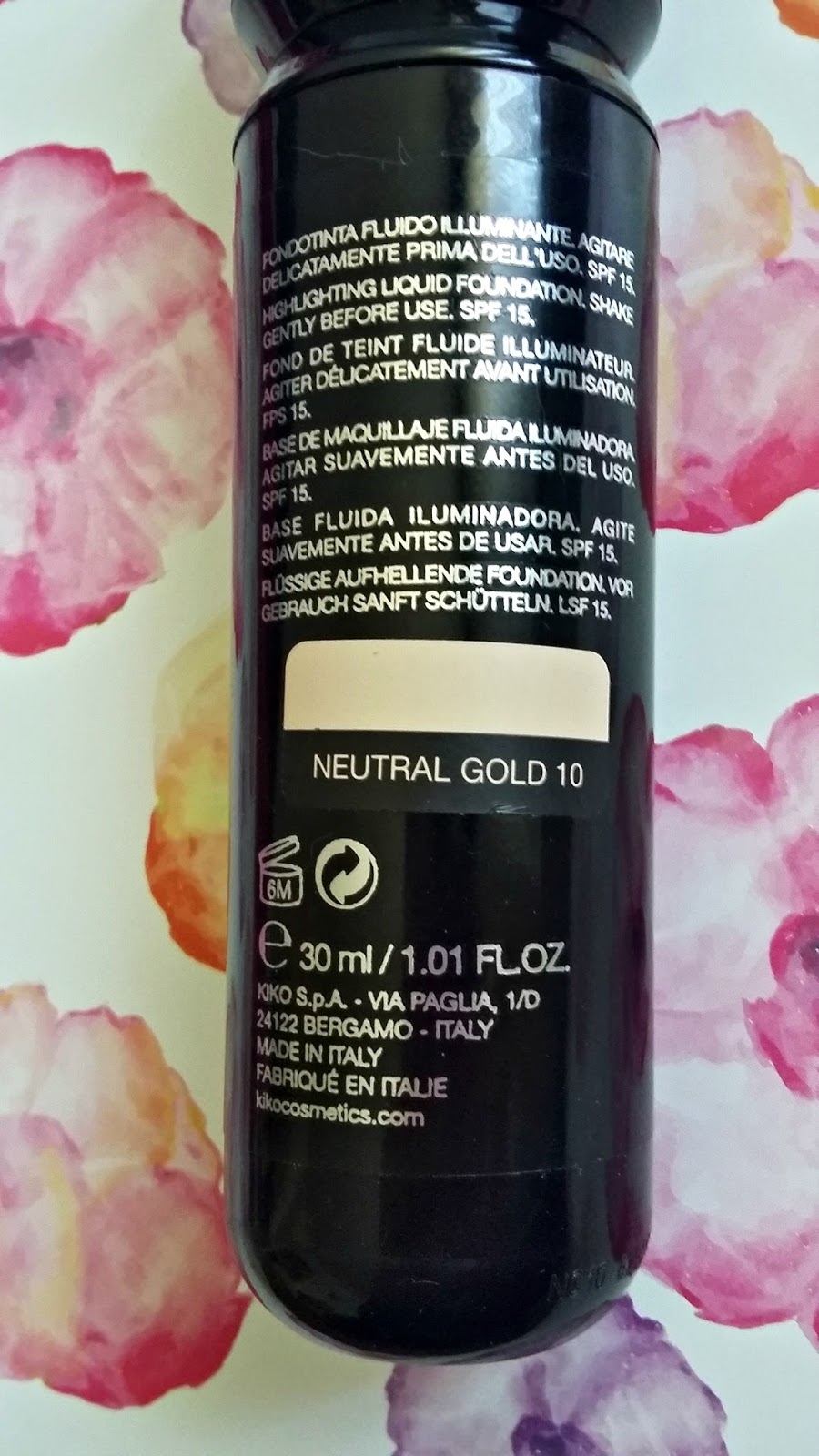 REVIEW Kiko Skin Tone Foundation Confessions of a makeup shopaholic