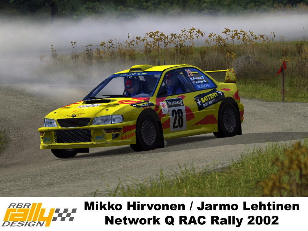 RBR Rally Design [RBR] Subaru Impreza WRC Mikko Hirvonen 2002