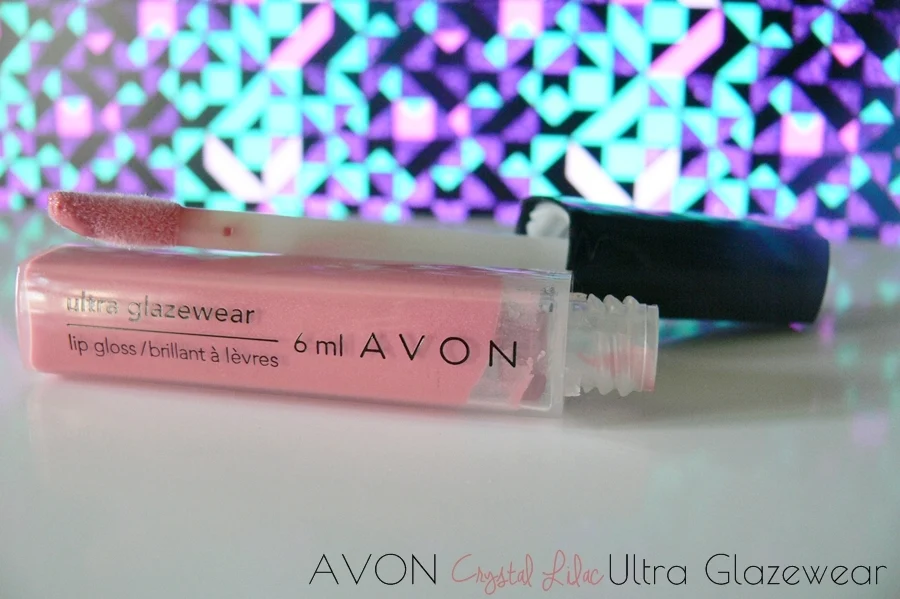 błyszczyk Avon Ultra Glazewear Crystal Lilac gąbeczka