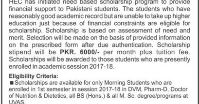 animal science scholarships
