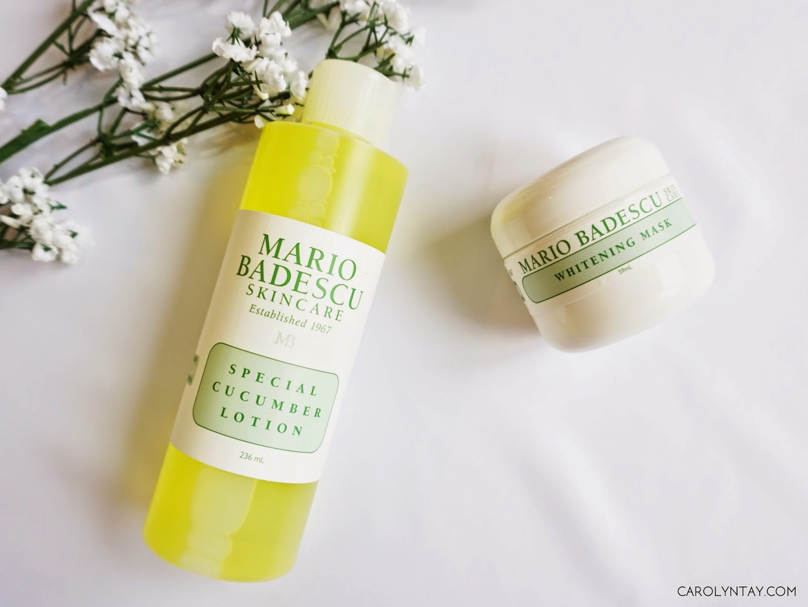 Gå til kredsløbet tweet præst Review: Mario Badescu Special Cucumber Lotion and Whitening Mask |  Carolyntay.com • Beauty, Travel, Lifestyle Platform