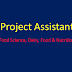 Project Assistant- Food Science | Dairy Technology | Food and Nutrition