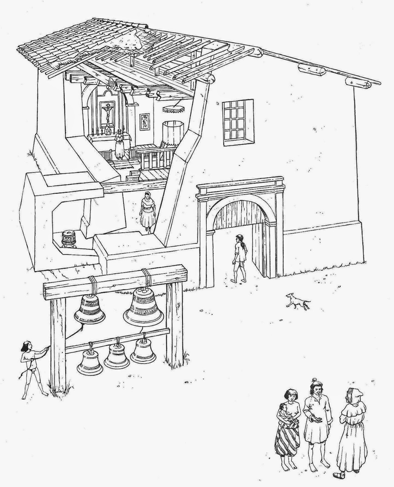 California Mission Coloring Pages - vrogue.co