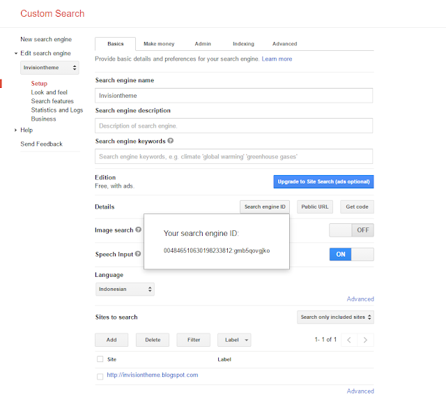 tutor menempatkan Google Custom Search enjin di Blog Tips Menempatkan Google Custom Search engine di Blog