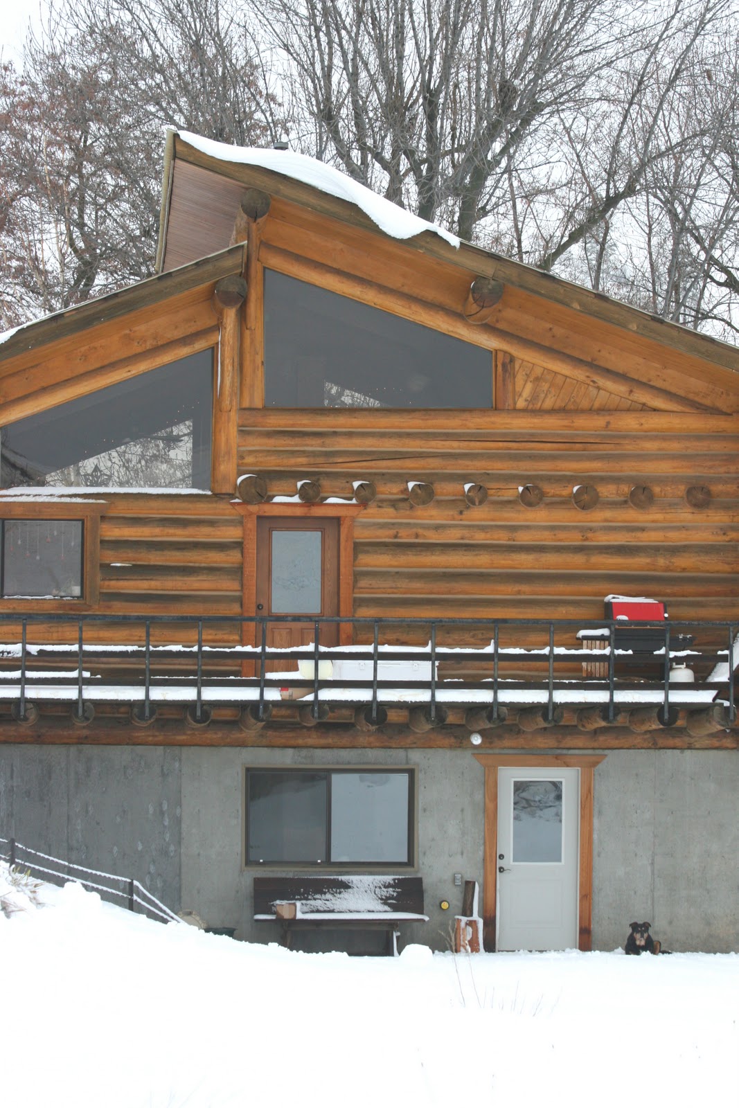 Log Home For Sale Dayton, Washington Dayton Log Home (Wintertime Property Photos)