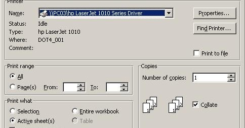 Mencetak 2 Halaman Dalam 1 Lembar Kertas Di Excel 2007 Mas Fadholi Blog