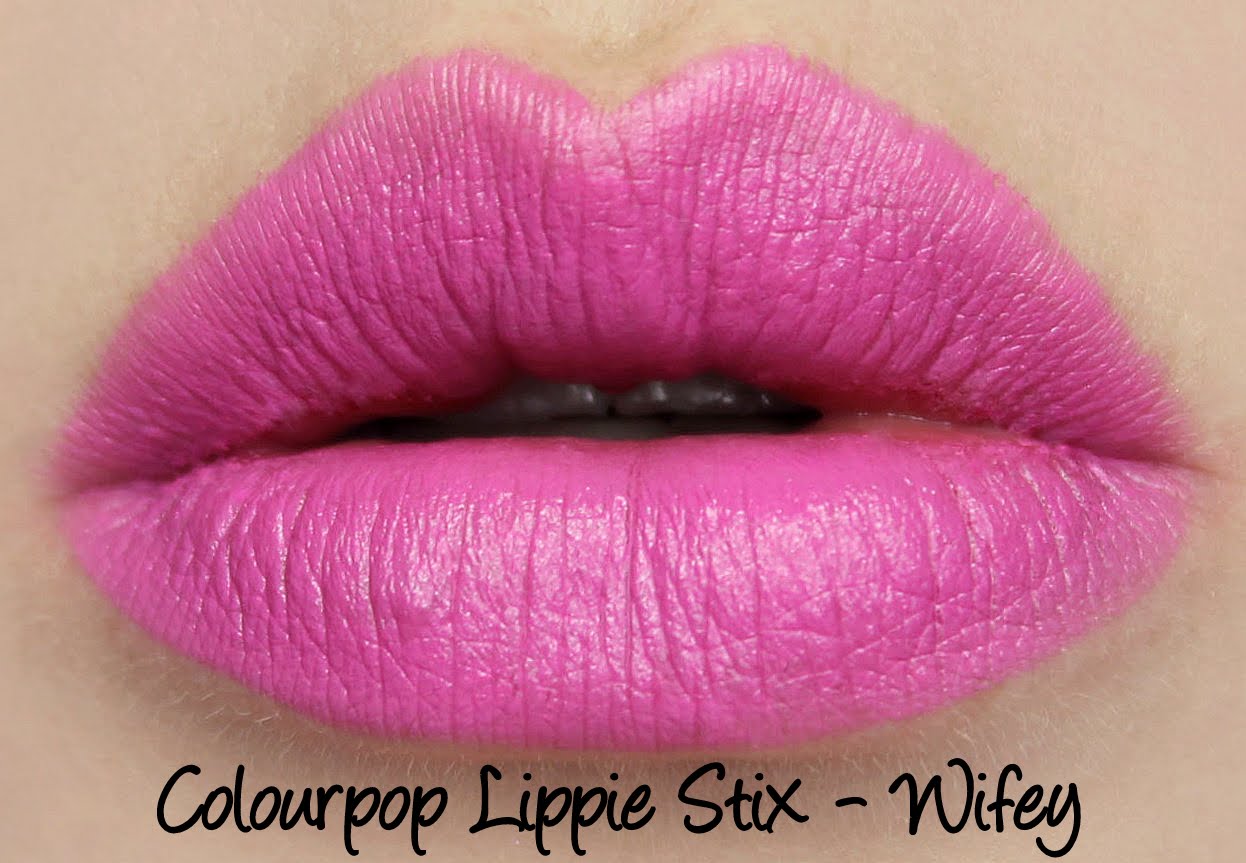ColourPop Lippie Stix - Wifey Swatches & Review