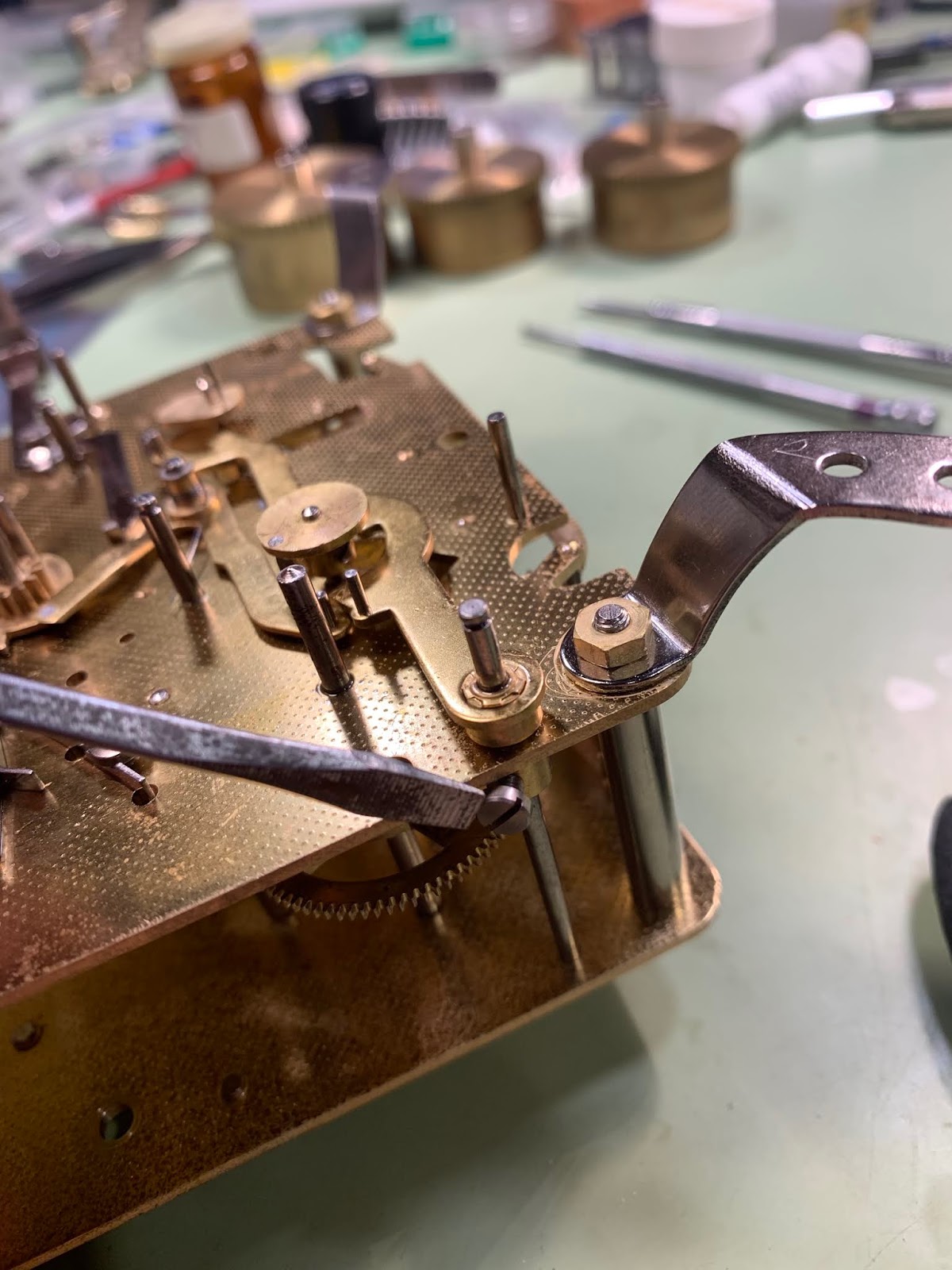 Vintage Hamilton Watch Restoration 1977 Hamilton Mantel Clock