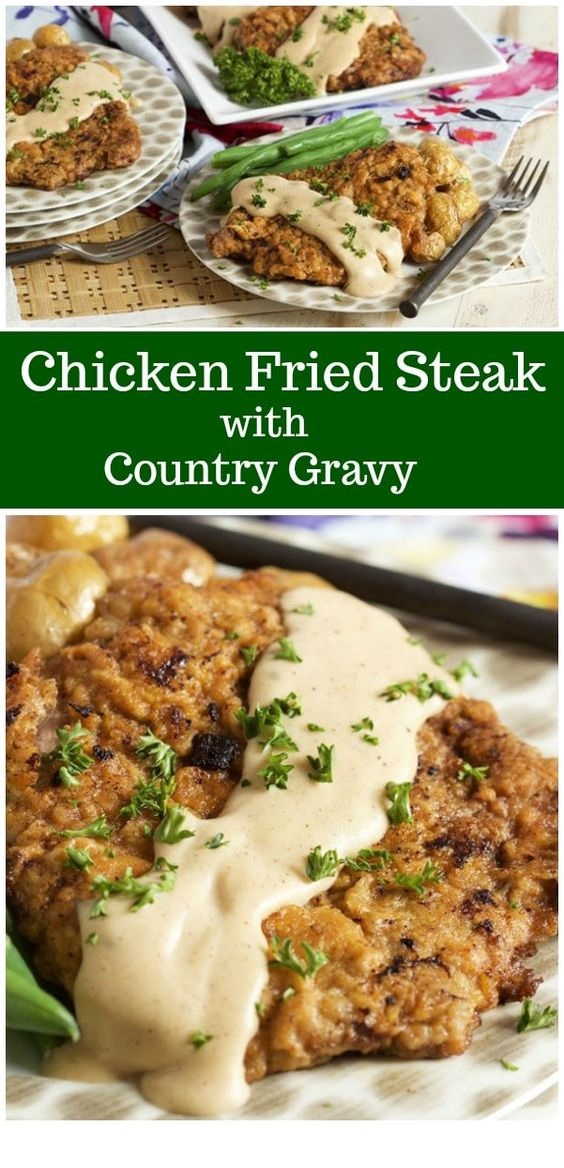Chicken Fried Steak With Country Gravy