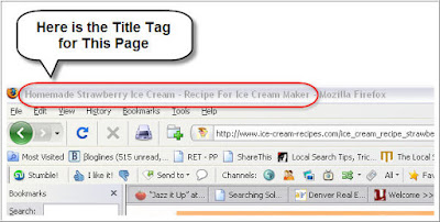 Learn SEO Online - Title Tag