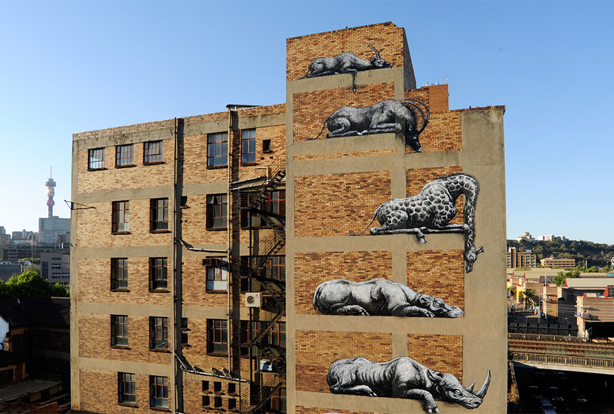 These 30+ Street Art Images Testify Uncomfortable Truths - Animals In The Zoo