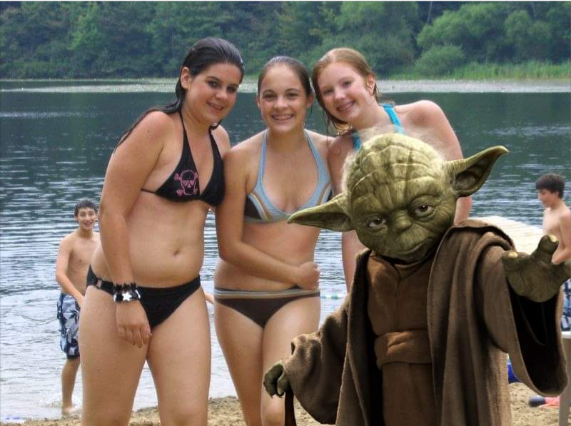 Yoda at the beach