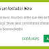 Seja um testador Beta!