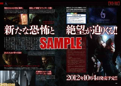Resident Evil 6: articolo della rivista Famitsu