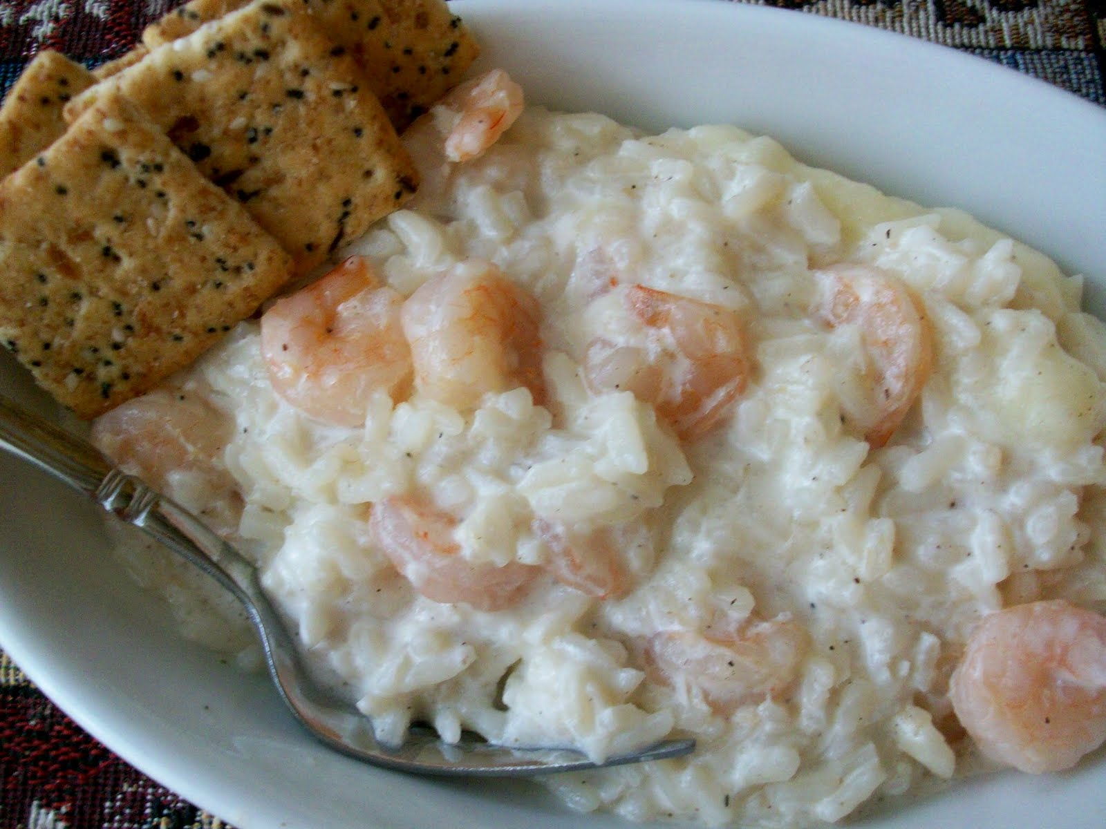 Martha's Recipe Shrimp & Scallops Over Rice
