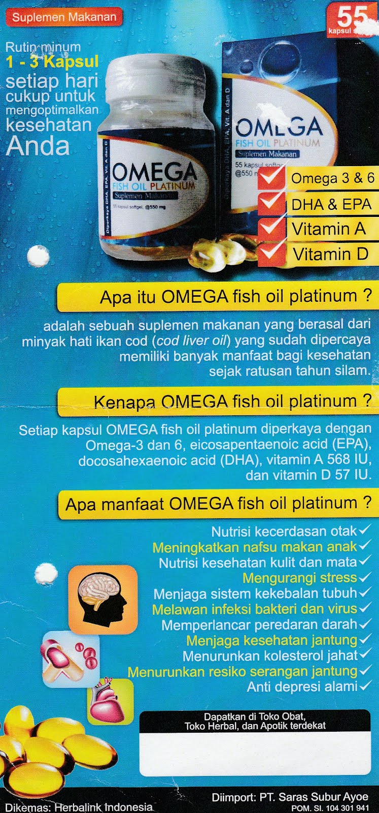 Omega fish oil platinum