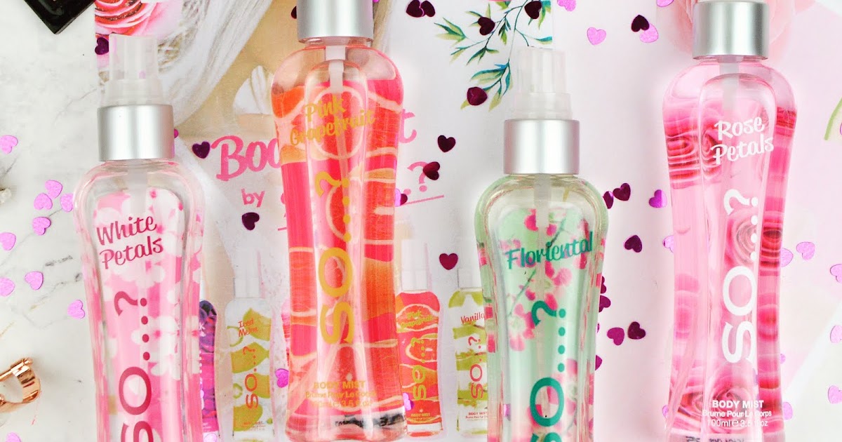 So white online petals body mist