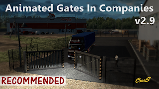 ETS 2 - Animated Gates In Companies v2.9 ets 2 animated gates in companies v2.9
