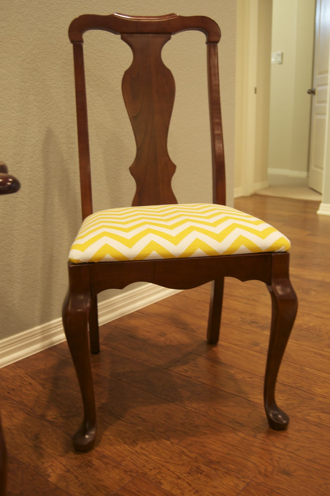 T + Z = A: Dining Room Chair Reupholster