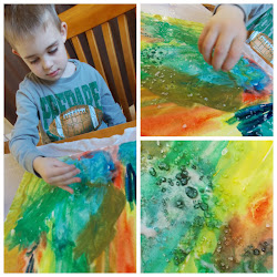 salt watercolor painting glue sea effect step effects watercolors sprinkle