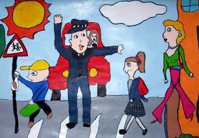 Educación Vial Imagen por la Semana de la Educación Vial para niños