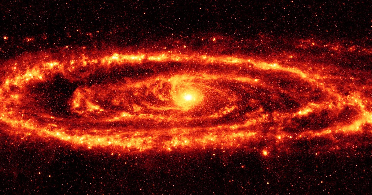 Andromeda in the Infrared Earth Blog
