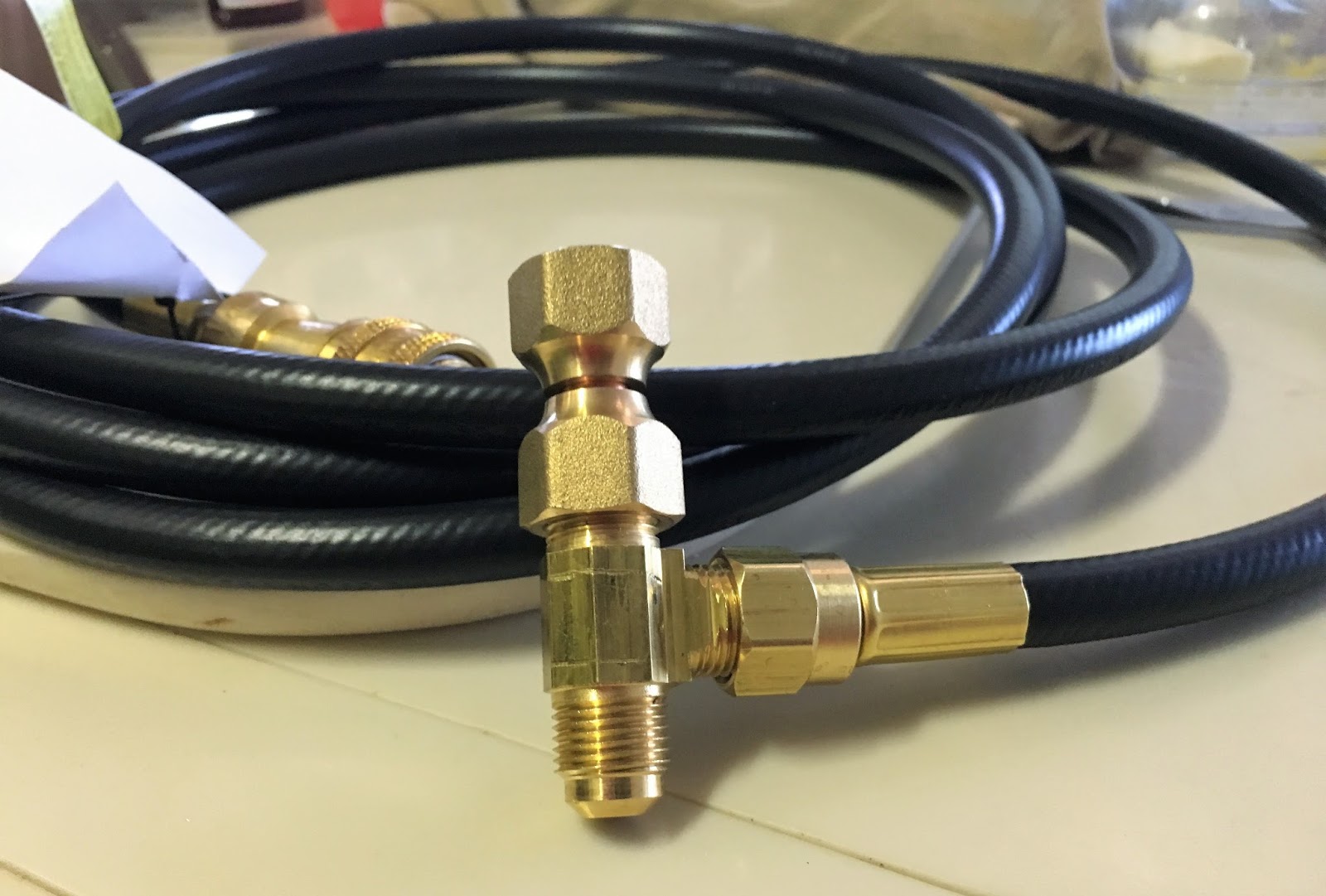 A Place Called "Away" Big Buddy heater propane hookup