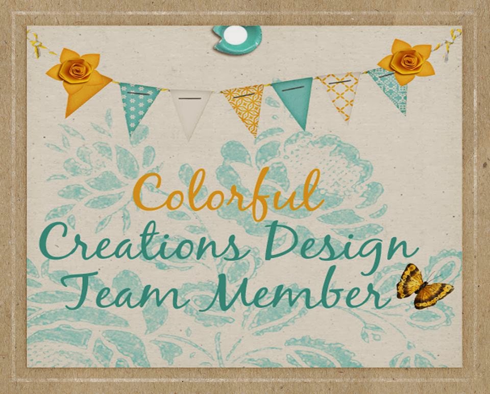 I AM PROUD TO DESIGN FOR COLORFUL CREATIONS