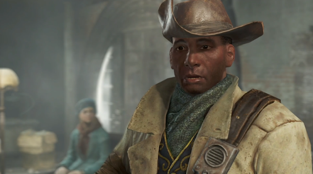 Fallout 4 black guy Xbox conference trailer