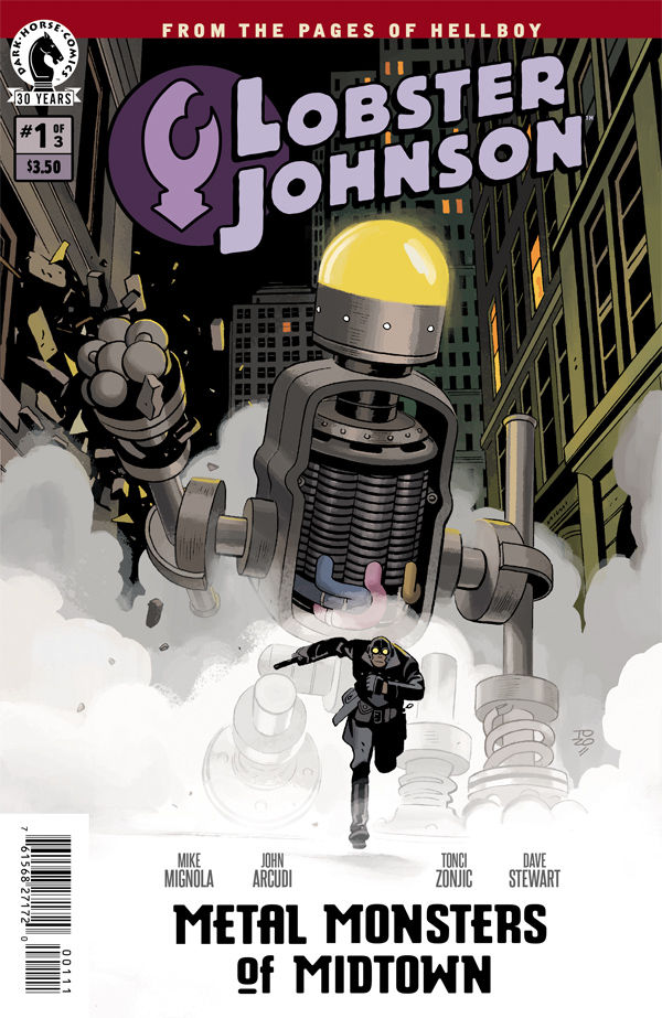Review Lobster Johnson Metal Monsters of Midtown 1