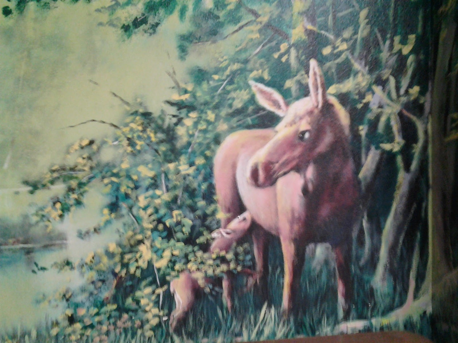 James Abbott, East Grays Harbor County Muralist Moose Lodge, Montesano