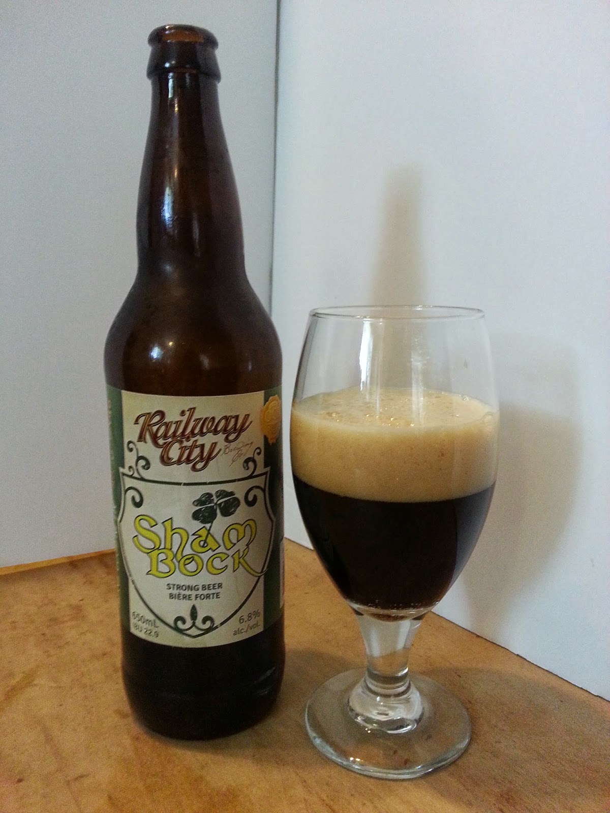 The Pint Jockey Online: Beer # 103 Railway City Sham Bock