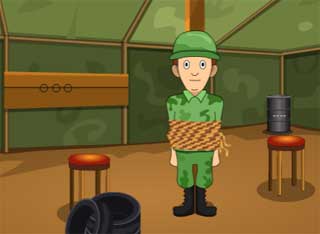 Genie The Military Man Rescue Juegos de Escape - Genie The Military Man Rescue