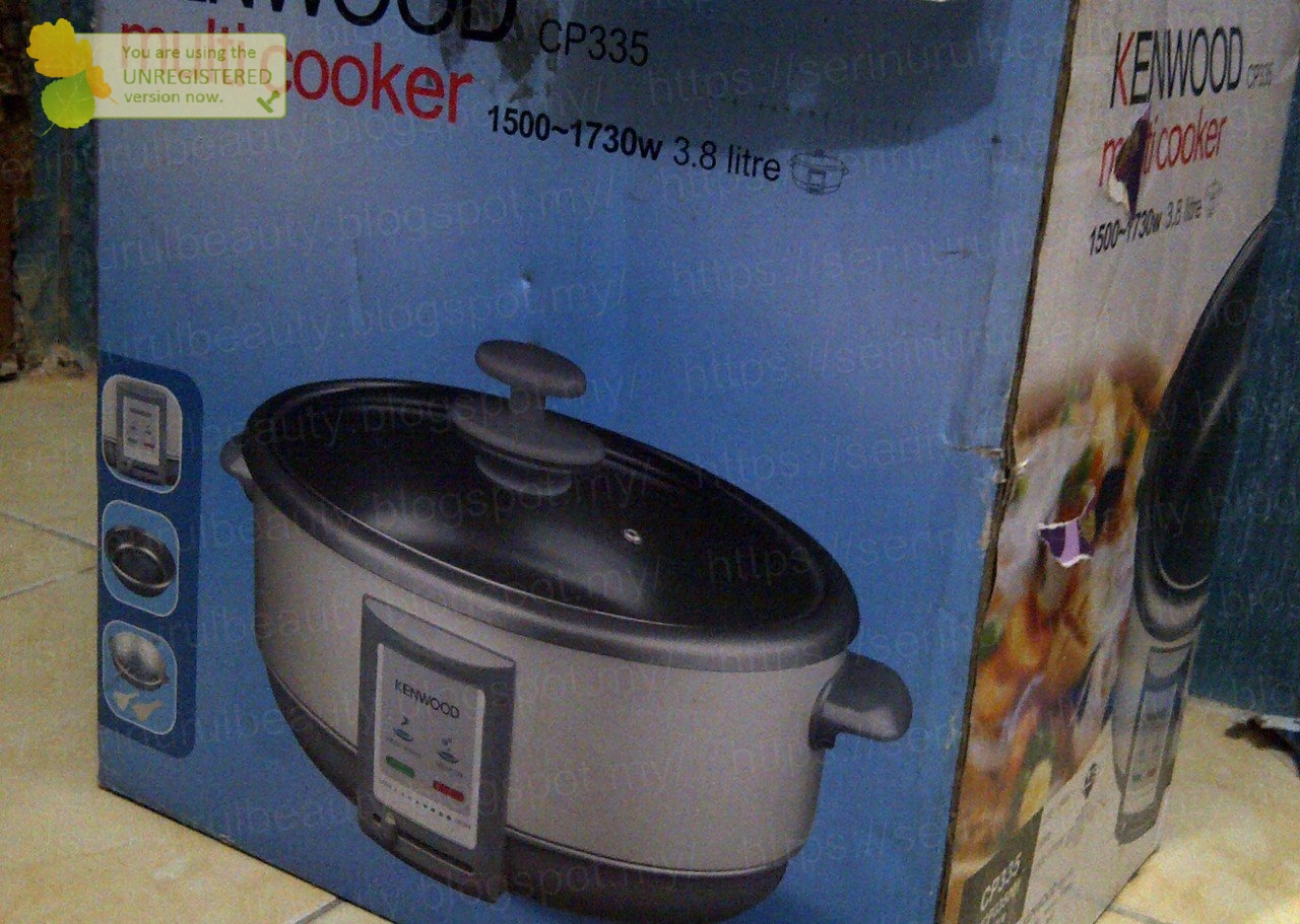 Healthy Nurul Beauty My review on Kenwood Multi Cooker CP 335 model