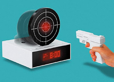 Laser Target Alarm Clock