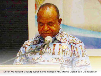 Doren Wakerkwa Ungkap Kerja Sama Dengan PNG Harus Dijaga dan Ditingkatkan Doren Wakerkwa Ungkap Kerja Sama Dengan PNG Harus Dijaga dan Ditingkatkan