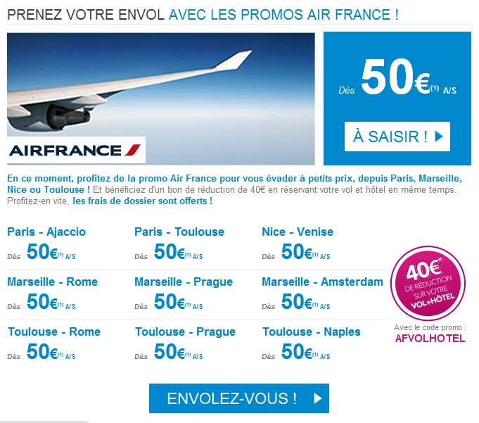 code promo air france France news collections