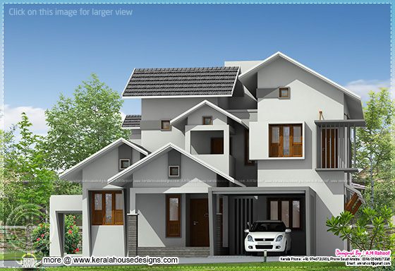 2600 square feet Kerala home