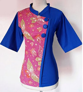 Contoh Model Baju Kerja Batik Modern Contoh Model Baju Kerja Batik Modern