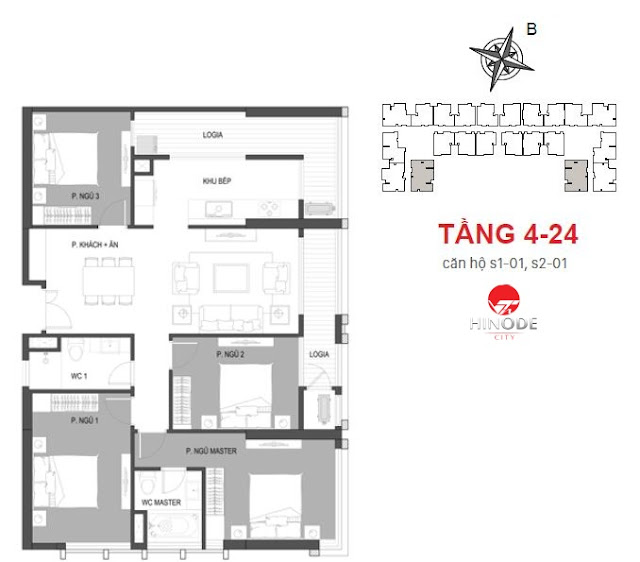 Thiết kế căn 01 tòa Sachi Thiết kế căn 01 tòa Sachi