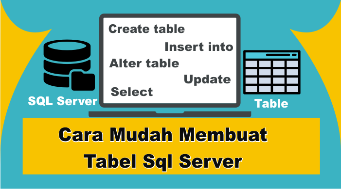Cara Mudah Membuat Tabel Sql Server | penerapan Create table, insert ...