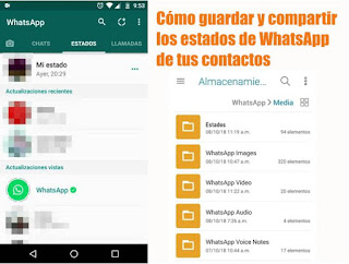 WhatsApp: Como guardar o compartir estados de contactos fácilmente WhatsApp: Como guardar o compartir estados de contactos fácilmente