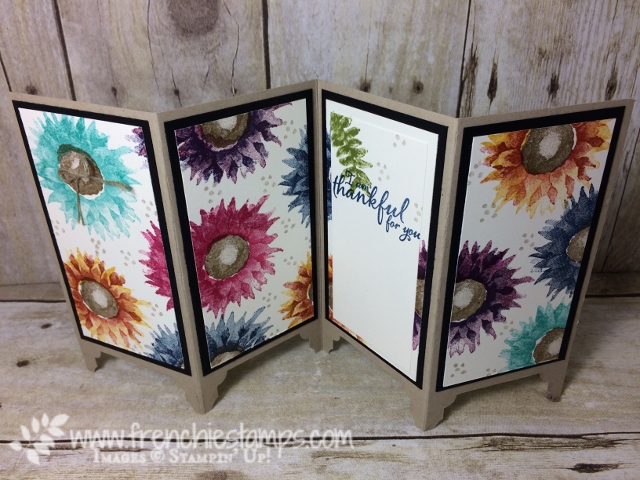 Painted Harvest, Divider Panel Card, Frenchiestamps, Stampin'Up!, Everyday Label Punch, Stamping Class in the Mail