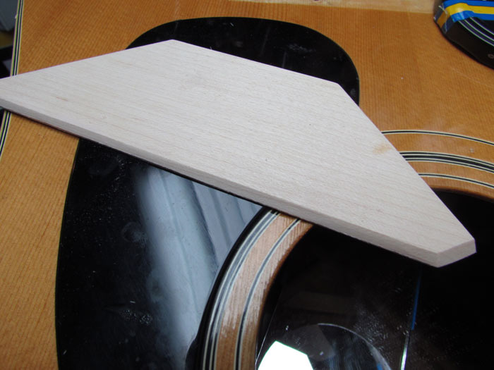 Making a Maple Bridge Plate for an Acoustic Guitar Crawls Backward